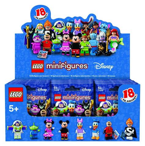 lego disney minifigures box